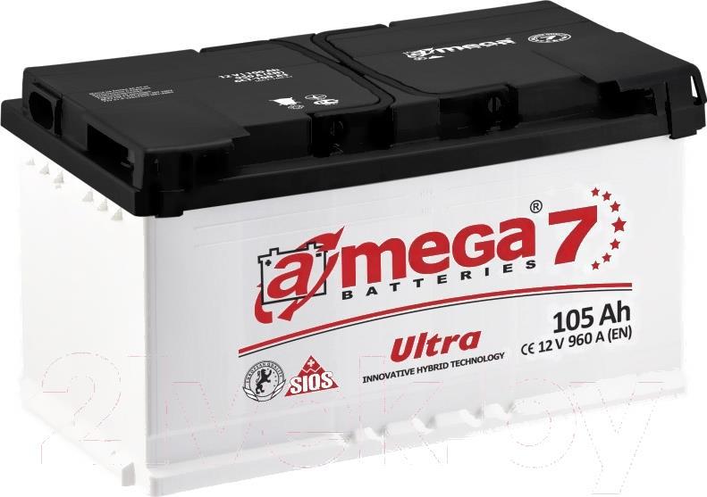 

Автомобильный аккумулятор A-mega Ultra 105 R (105 А ч), Ultra 105 R