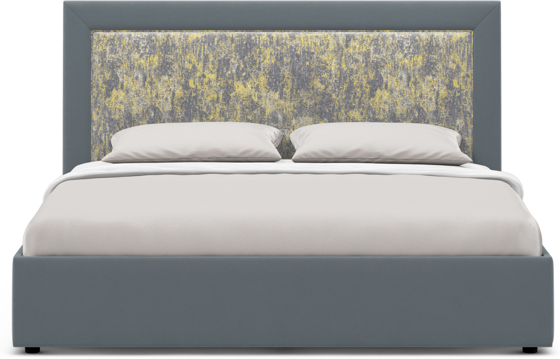 

Кровать Moon Trade Moon Family 1258 180x200 ПМ велюр серый (К004278)