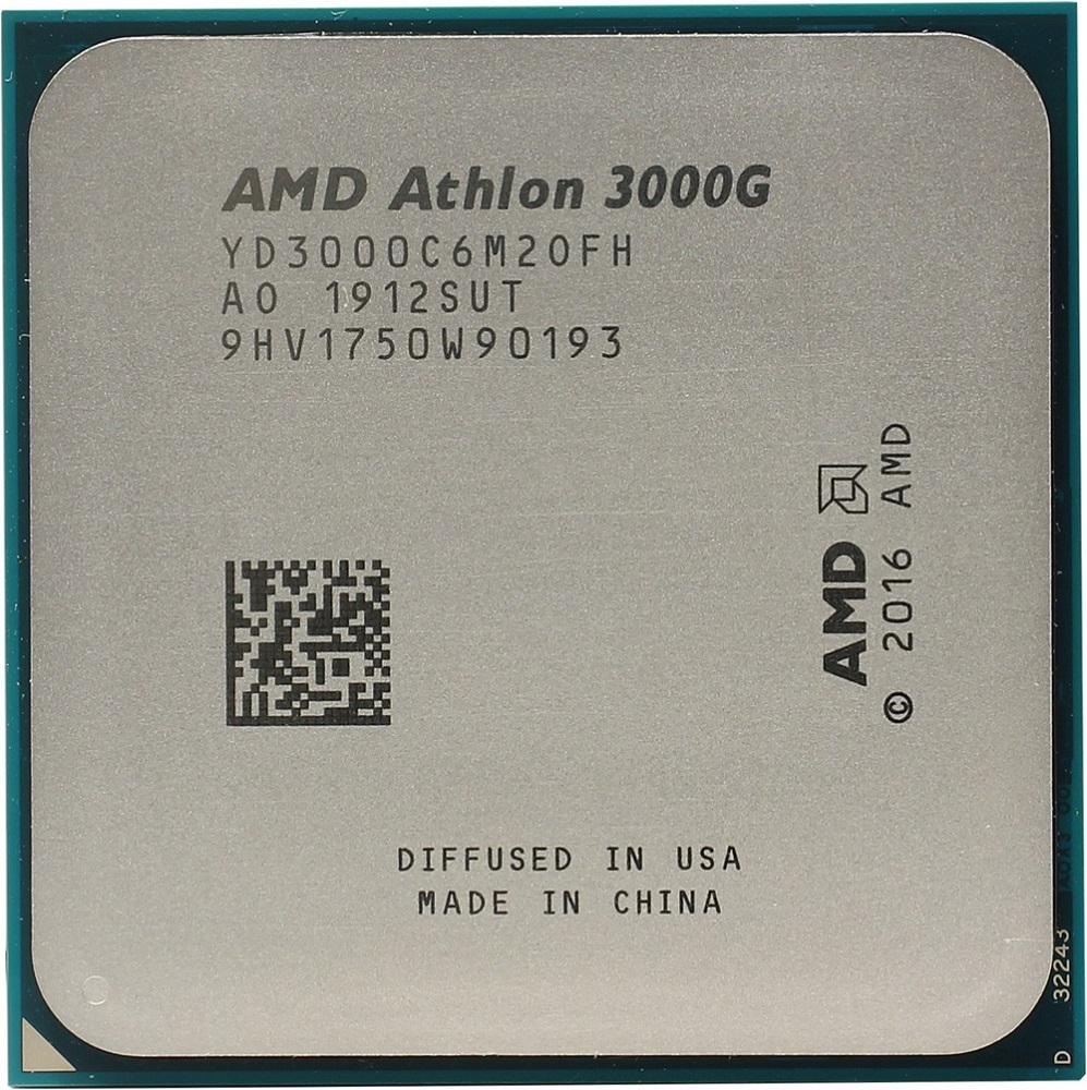 

Процессор AMD Athlon 3000G Box [YD3000C6FHBOX], Процессор AMD Athlon 3000G