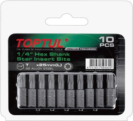 

Насадка слесарная Toptul TORX T40*25 1/4 [FSEA0840G], Насадка слесарная Toptul TORX T40*25 1/4 FSEA0840G