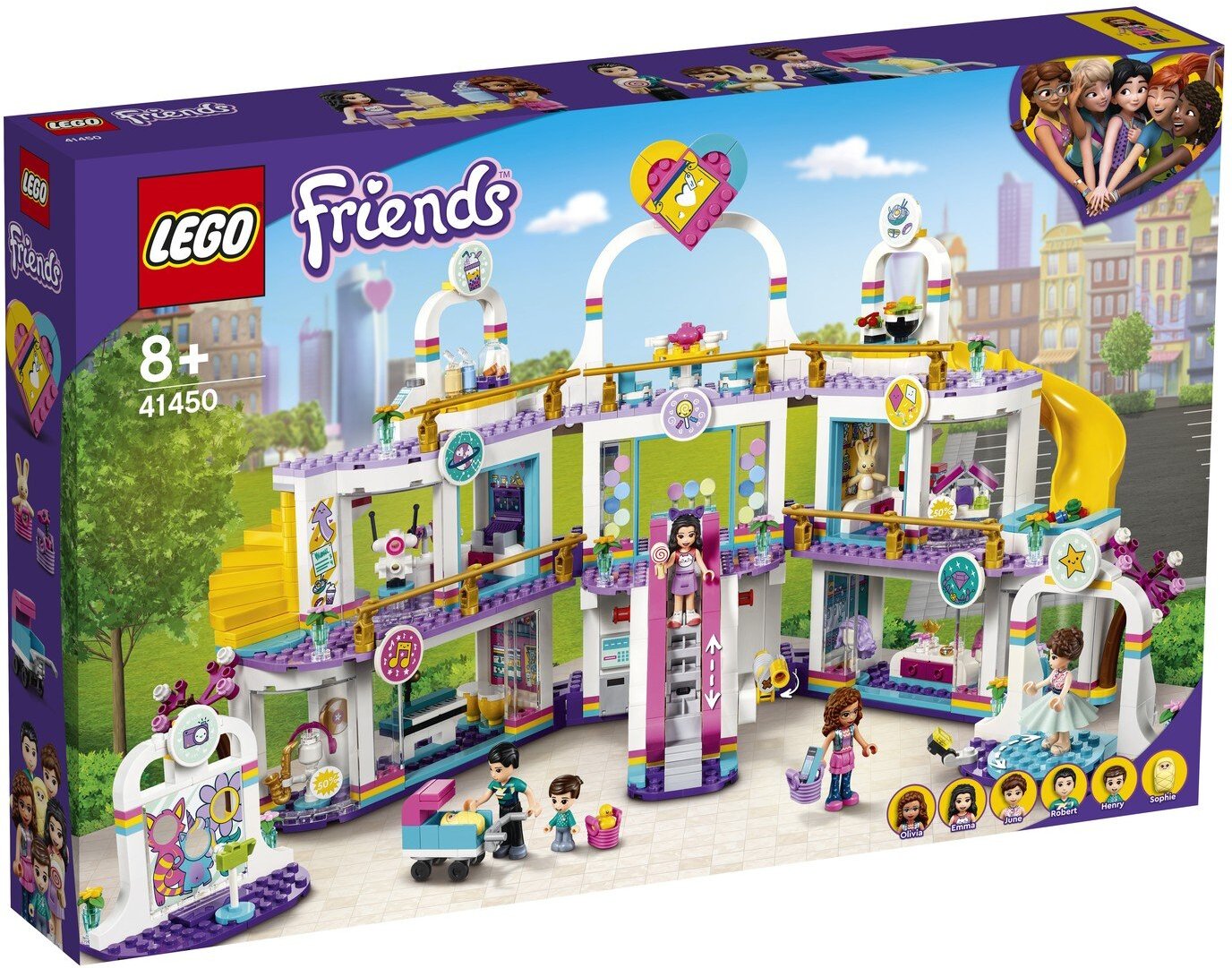 

Конструктор LEGO Friends Торговый центр Хартлейк Сити [41450], Конструктор LEGO Friends Торговый центр Хартлейк Сити 41450