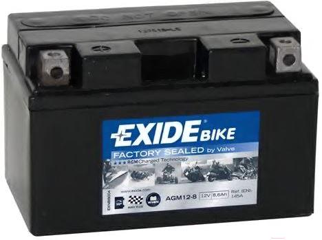 

Мотоаккумулятор Exide AGM12-8 (8.6 А/ч), Аккумулятор Exide AGM12-8 8.6 А/ч