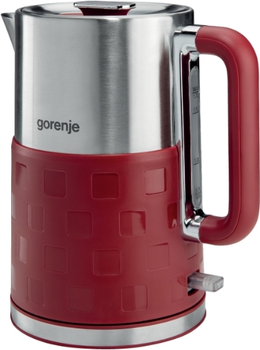 

Электрочайник Gorenje K17FER красный/серебристый