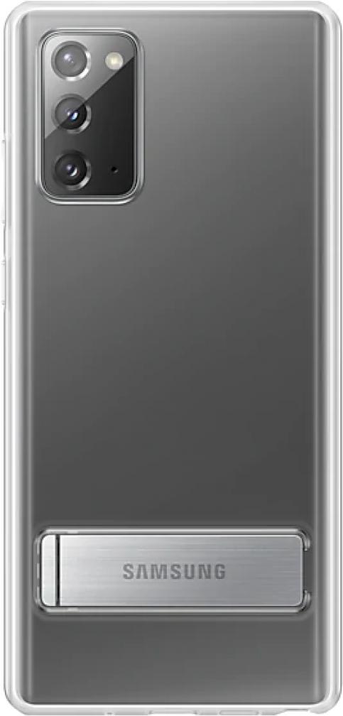 

Чехол для телефона Samsung Clear Standing Cover для Note20 Transparent [EF-JN980CTEGRU], Clear Standing Cover для Note20