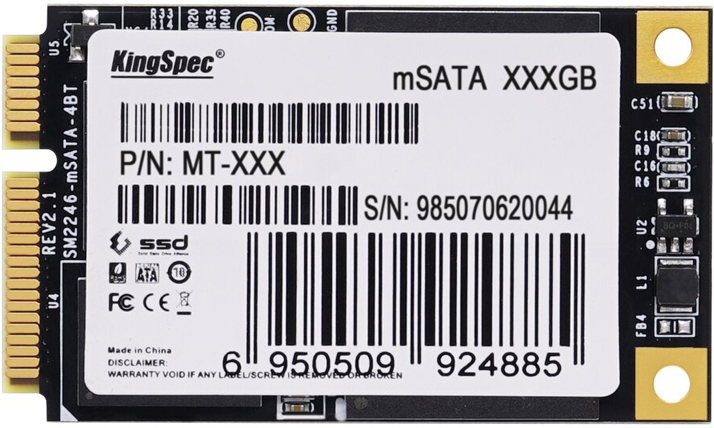 

Жесткий диск Kingspec SSD mSATA 128Gb MT Series (MT-128)