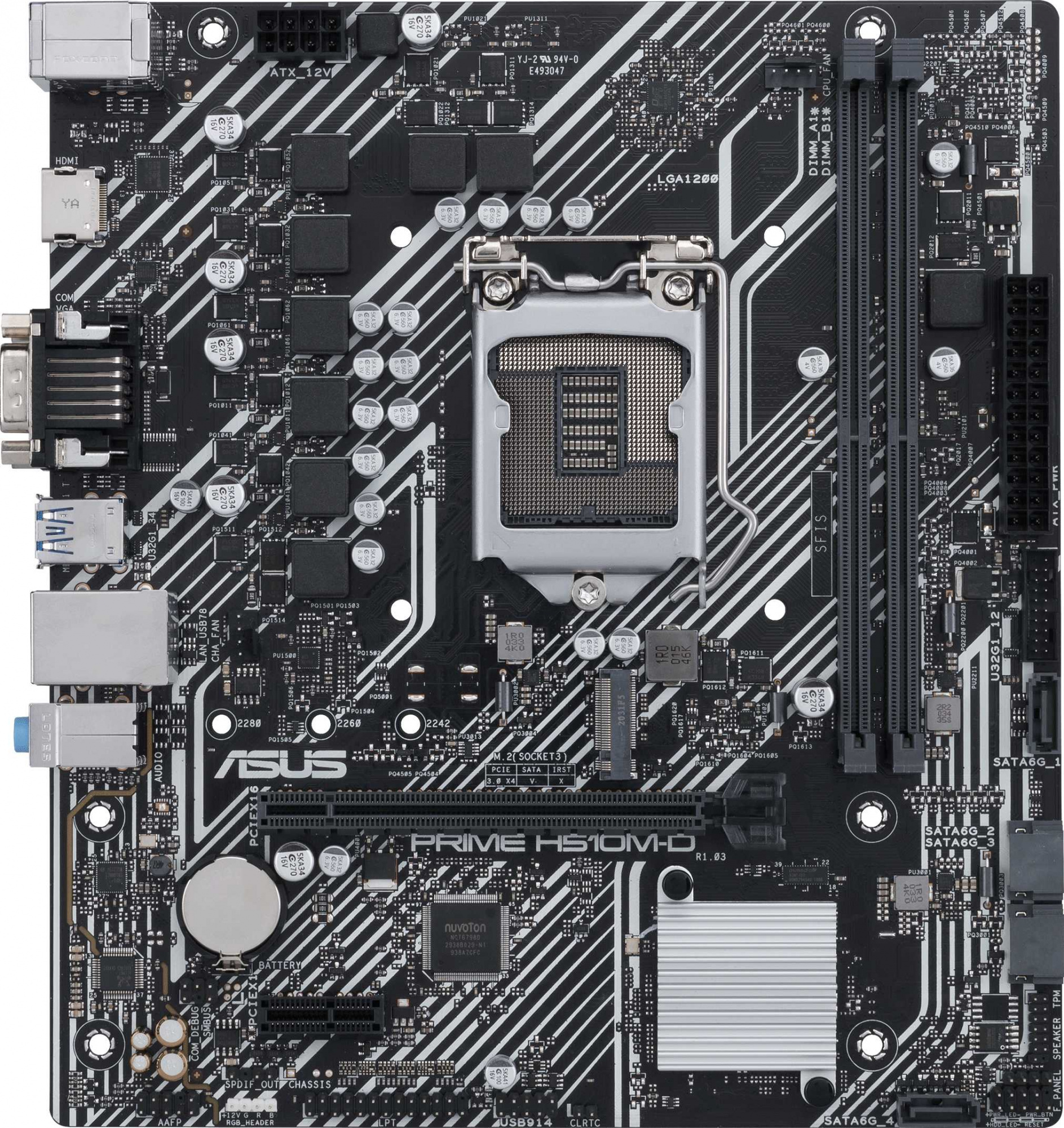 

Материнская плата ASUS PRIME H510M-D [90MB17M0-M0EAY0], Материнская плата ASUS Prime H510M-D