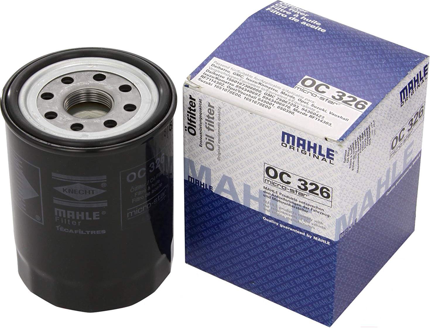 

Фильтр масляной Knecht/Mahle OC326, OC326