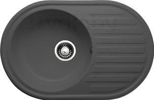 

Мойка кухонная Granicom G006-04 (серый), G-006 750x490