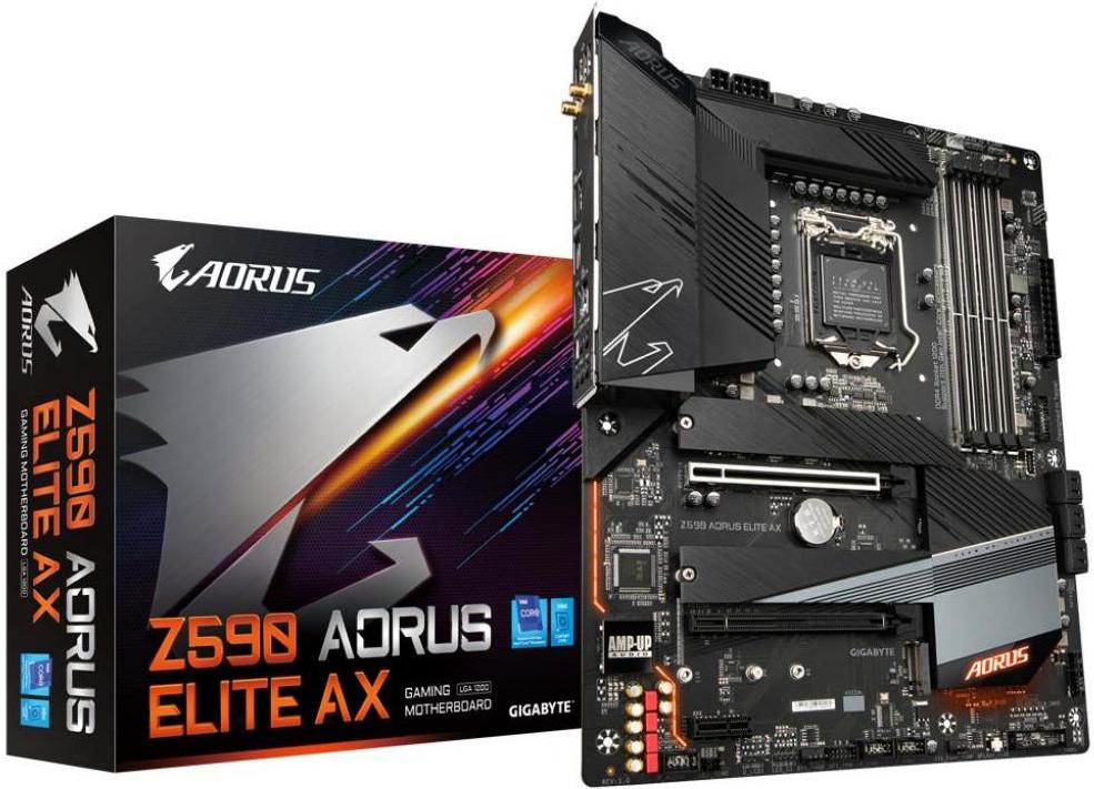 

Материнская плата Gigabyte Z590 AORUS ELITE AX, Z590 AORUS ELITE AX