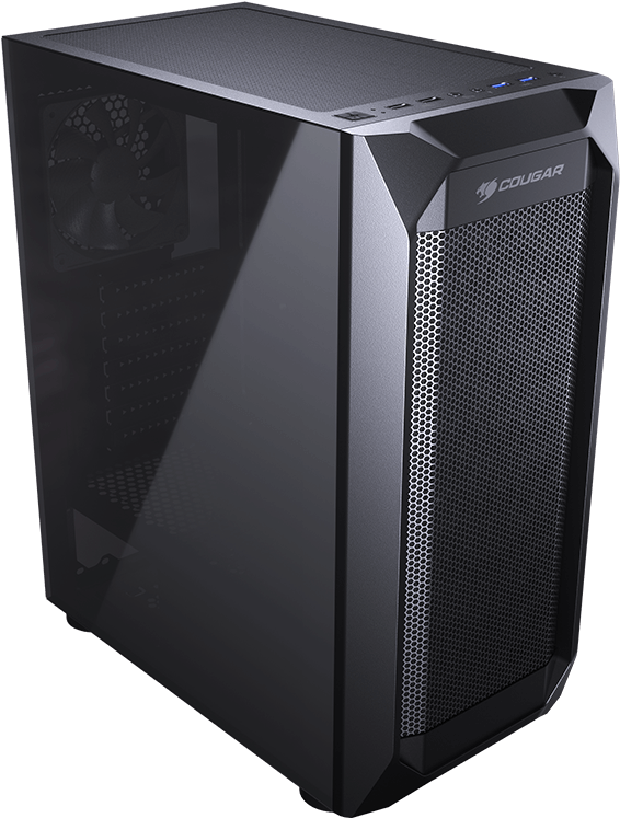 

Корпус для компьютера Cougar MX410 Mesh-G без БП [385VM70.0002], Корпус Cougar MX410 Mesh-G (CGR-5VM6B-MESH-G)