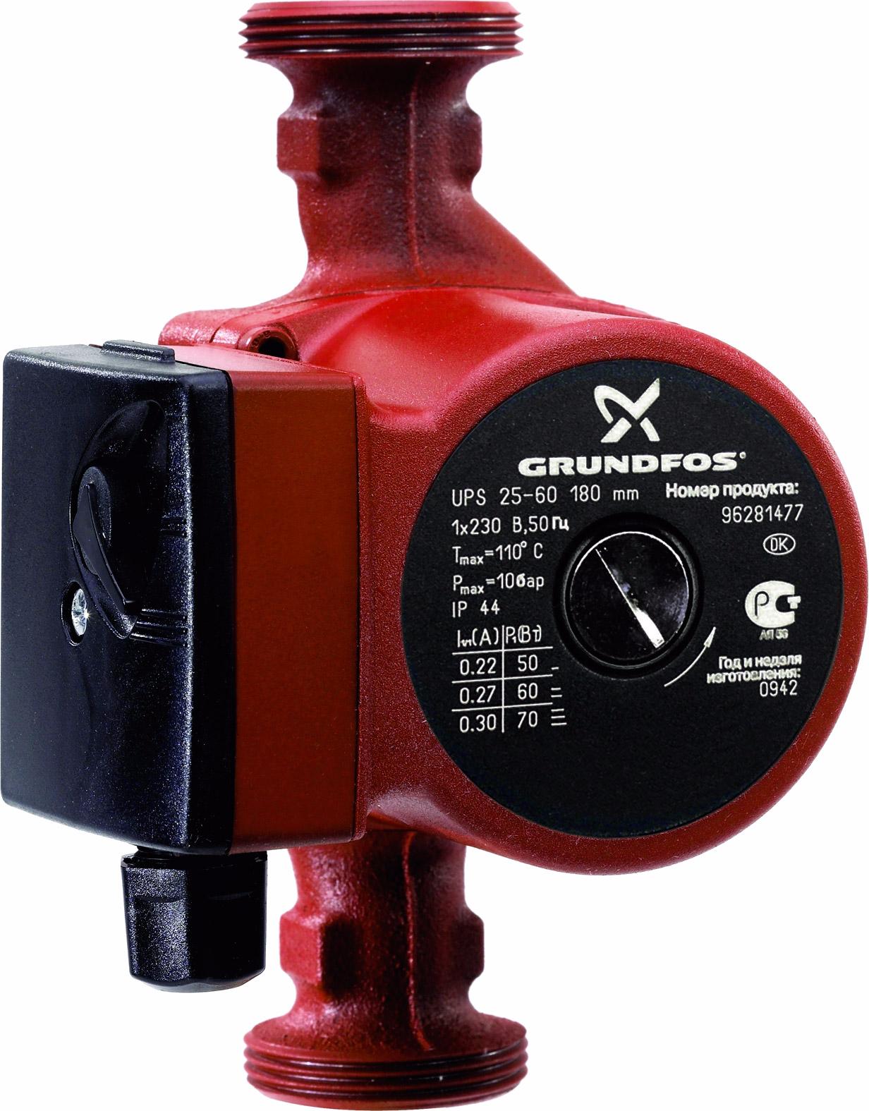 

Насос Grundfos UPS 25-60 180, UPS 25-60 180