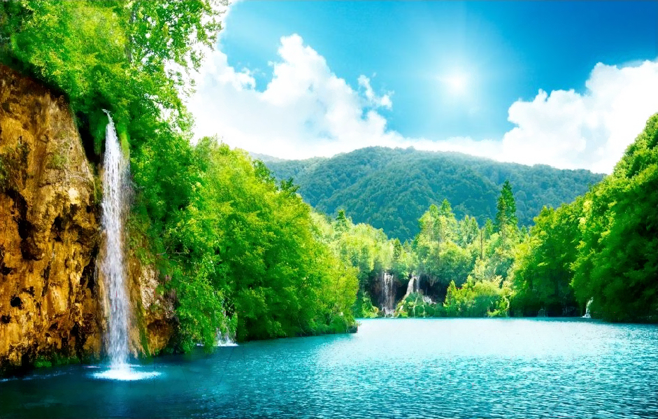 

Фотообои Citydecor Тропический водопад с защитным покрытием 400x254
