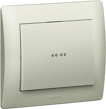 

Розетка и выключатель Legrand Galea Life 771301 алюминий, Galea Life 771301