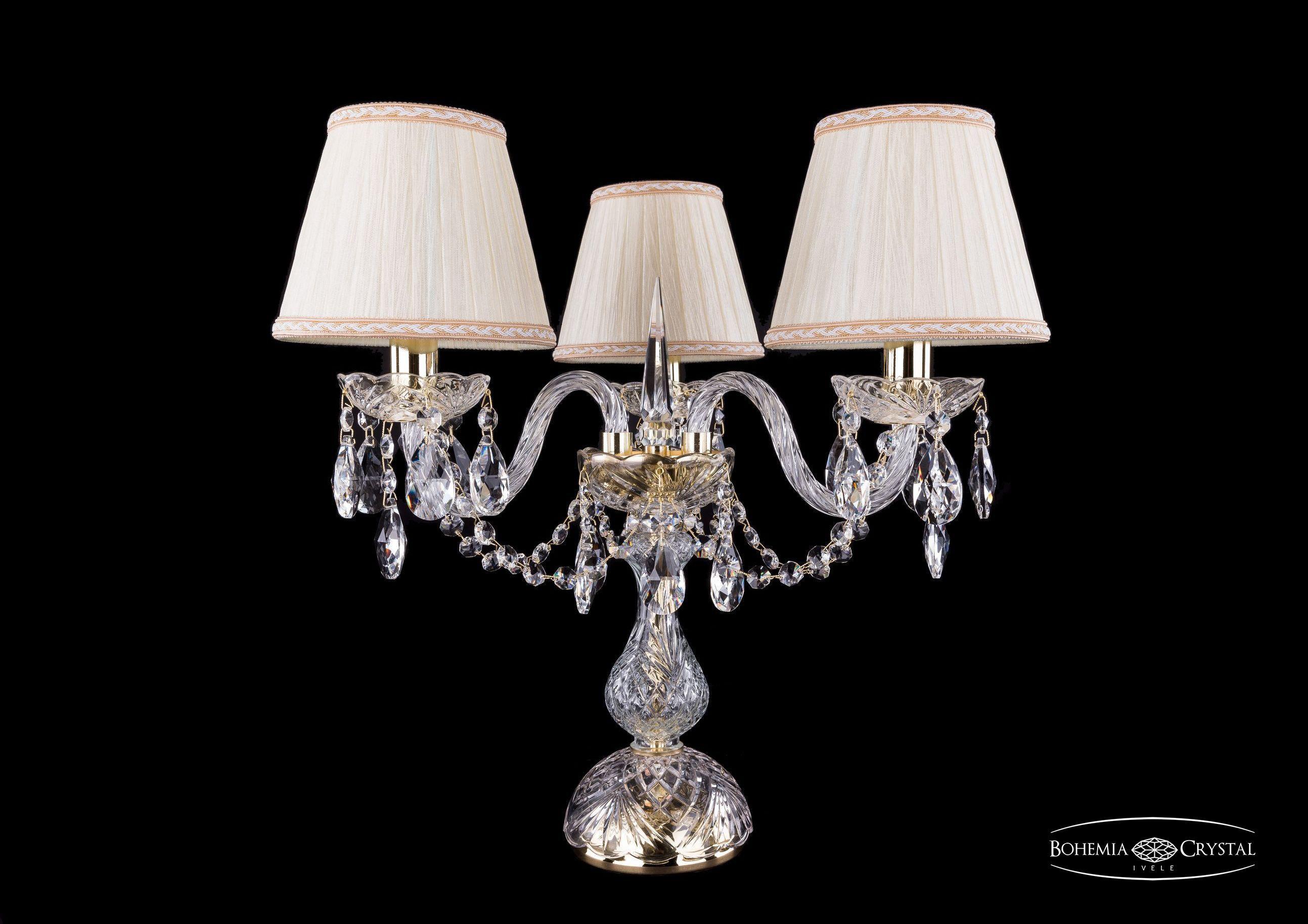 

Подвесная люстра Bohemia Ivele Crystal 1406L/3/141-39/G/SH33a-160, Настольная лампа Bohemia Ivele Crystal 1406L/3/141-39/G/SH33a-160