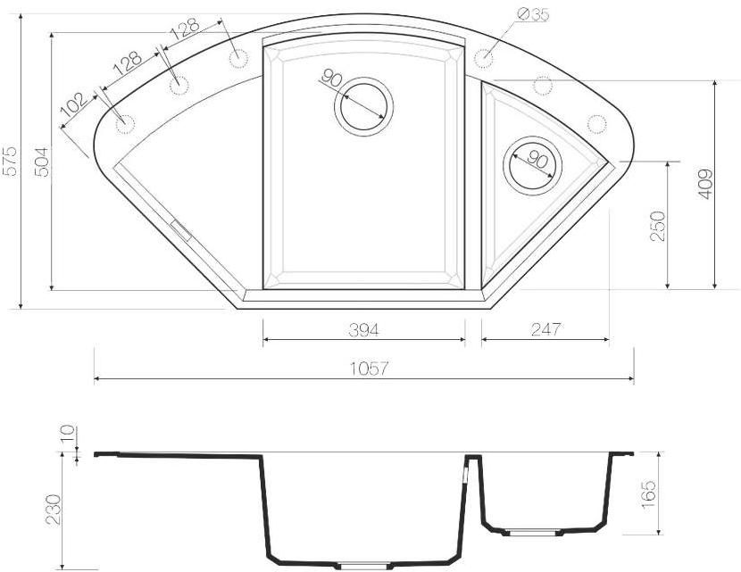 

Кухонная мойка Omoikiri Sakaime 105C-WH Tetogranit белый [4993137], Sakaime 105C-WH Tetogranit