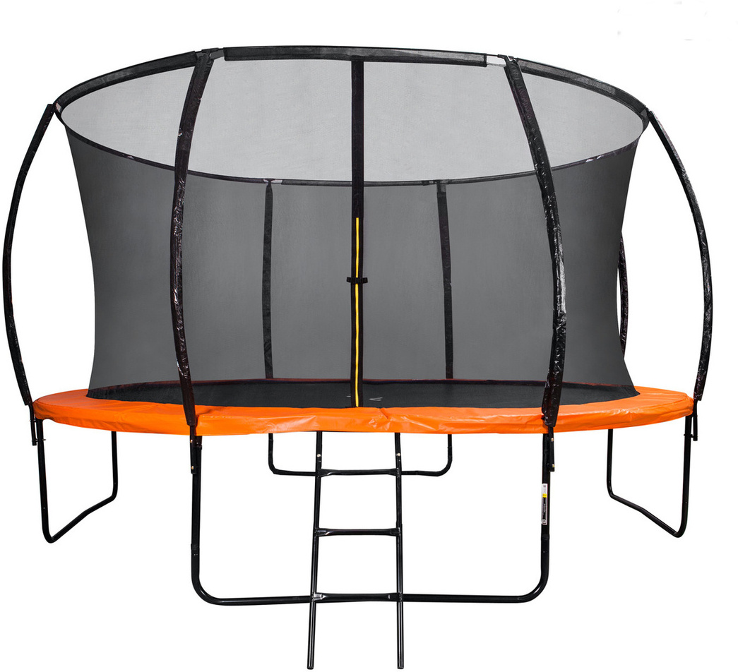 

Батут DFC KENGOO II 14ft с внутр. сеткой и лестницей 427 см оранжевый/черный [14FT-BAS-BO], Батут DFC KENGOO II 14ft внутр.сетка, лестница 427 см (два короба) 14FT-BAS-BO оранжевый/черный