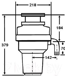 

Измельчитель пищевых отходов Bone Hammer BH81, BH81