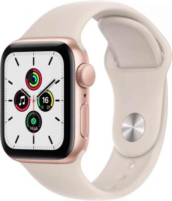 

Умные часы Apple Watch SE GPS Gold [MKQ53], Watch SE GPS