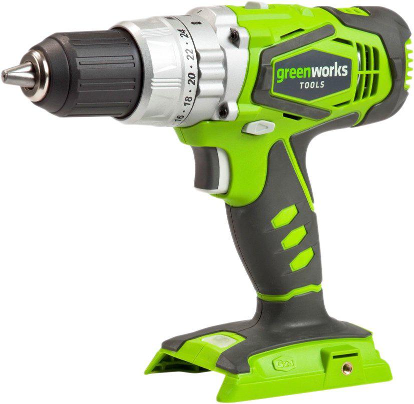 

Дрель-шуруповерт Greenworks G24CD [3801107], G24CD