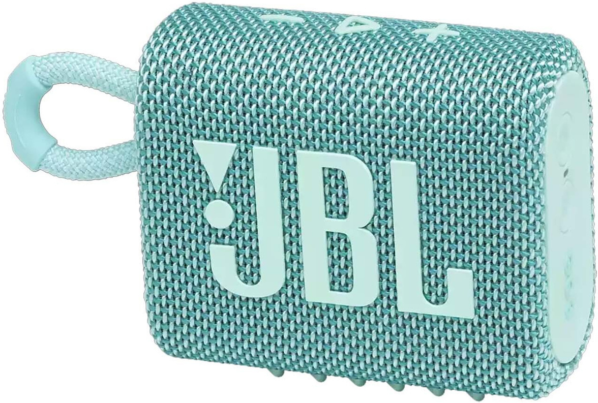 

Портативная акустика JBL GO 3 бирюзовый [JBLGO3TEAL], Беспроводная колонка JBL Go 3 (бирюзовый)