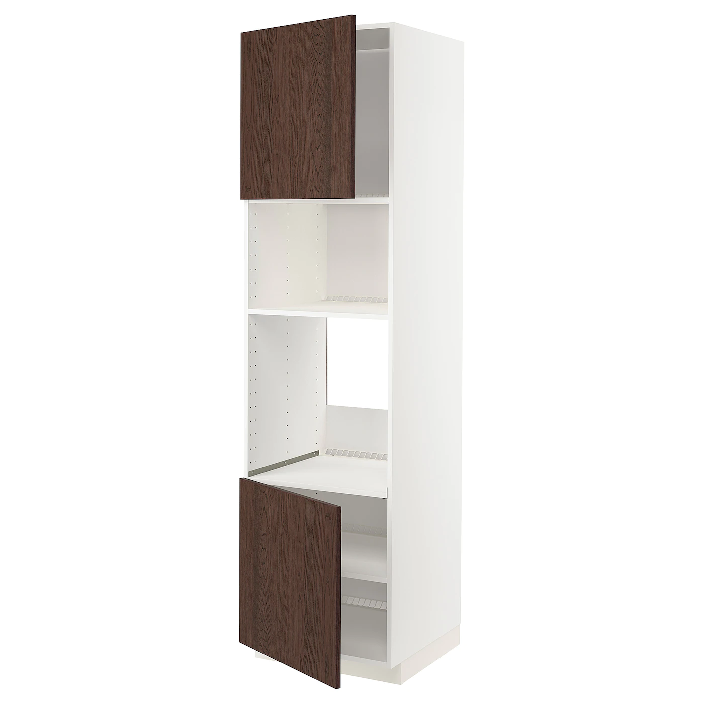 

Кухонный шкаф Ikea Метод/Синарп белый/коричневый [994.461.96], Метод/Синарп