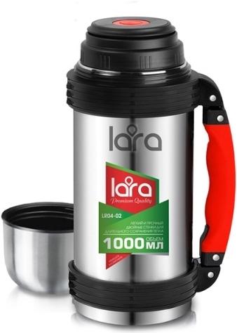 

Термос Lara LR04-02 1 л сталь, Термос Lara LR04-02 1,0л сталь