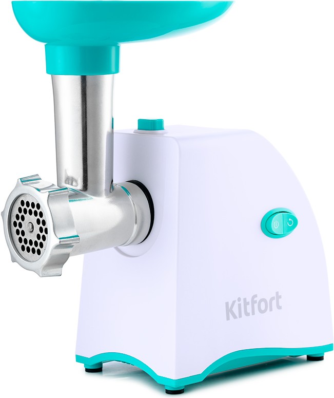 

Мясорубка Kitfort КТ-2111-3 белый/бирюзовый, Мясорубка Kitfort КТ-2111-3