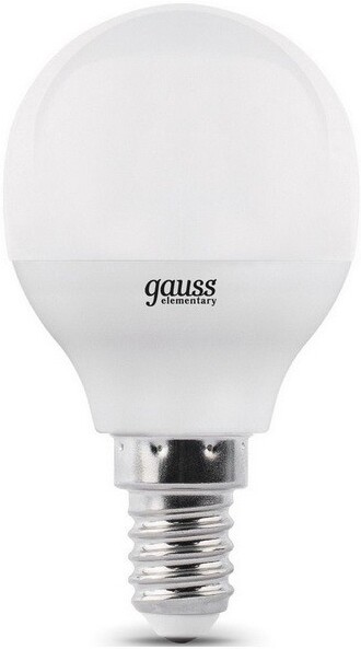 

Светодиодная лампа Gauss LED Elementary Шар [53110], Светодиодная лампочка Gauss LED Elementary Шар 53110