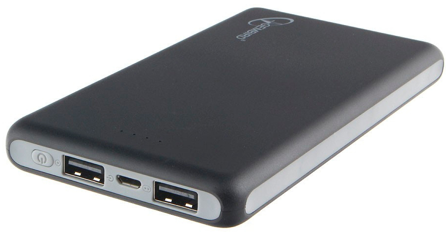 

Портативное зарядное устройство Gembird GPB-102 черный, GPB-102