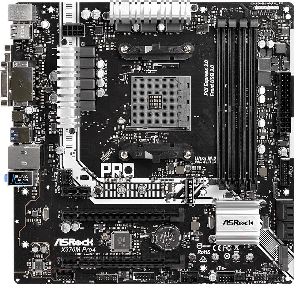 

Материнская плата AsRock X370M Pro4, X370M PRO4
