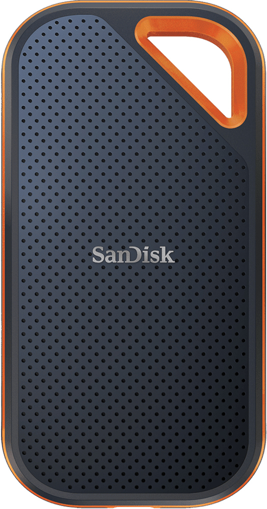 

Жесткий диск SanDisk SSD USB3.1 2TB [SDSSDE81-2T00-G25], Внешний накопитель SanDisk Extreme Pro Portable V2 2TB (SDSSDE81-2T00-G25)