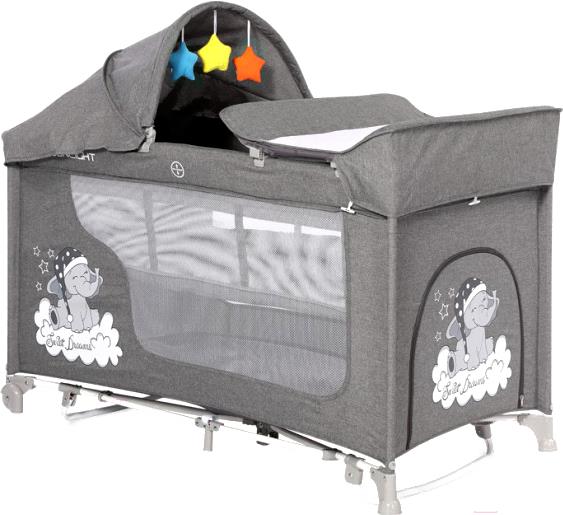 

Детский манеж Lorelli Moonlight Rocker Grey Luxe [10080422068], Moonlight Rocker