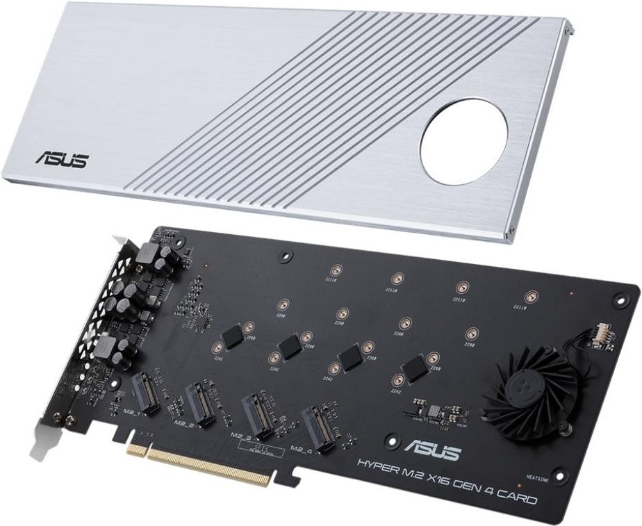 

Плата-адаптер ASUS HYPER M.2 X16 GEN 4 CARD (90MC08A0-M0EAY0)