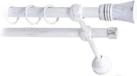 

Карниз Lm Decor Гиро 071 2р гладкий 3.6м белое золото, Гиро 071 2р гладкий 16мм 3.6м
