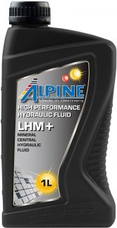 

Гидравлическое масло Alpine LHM+ 1л (0100881)