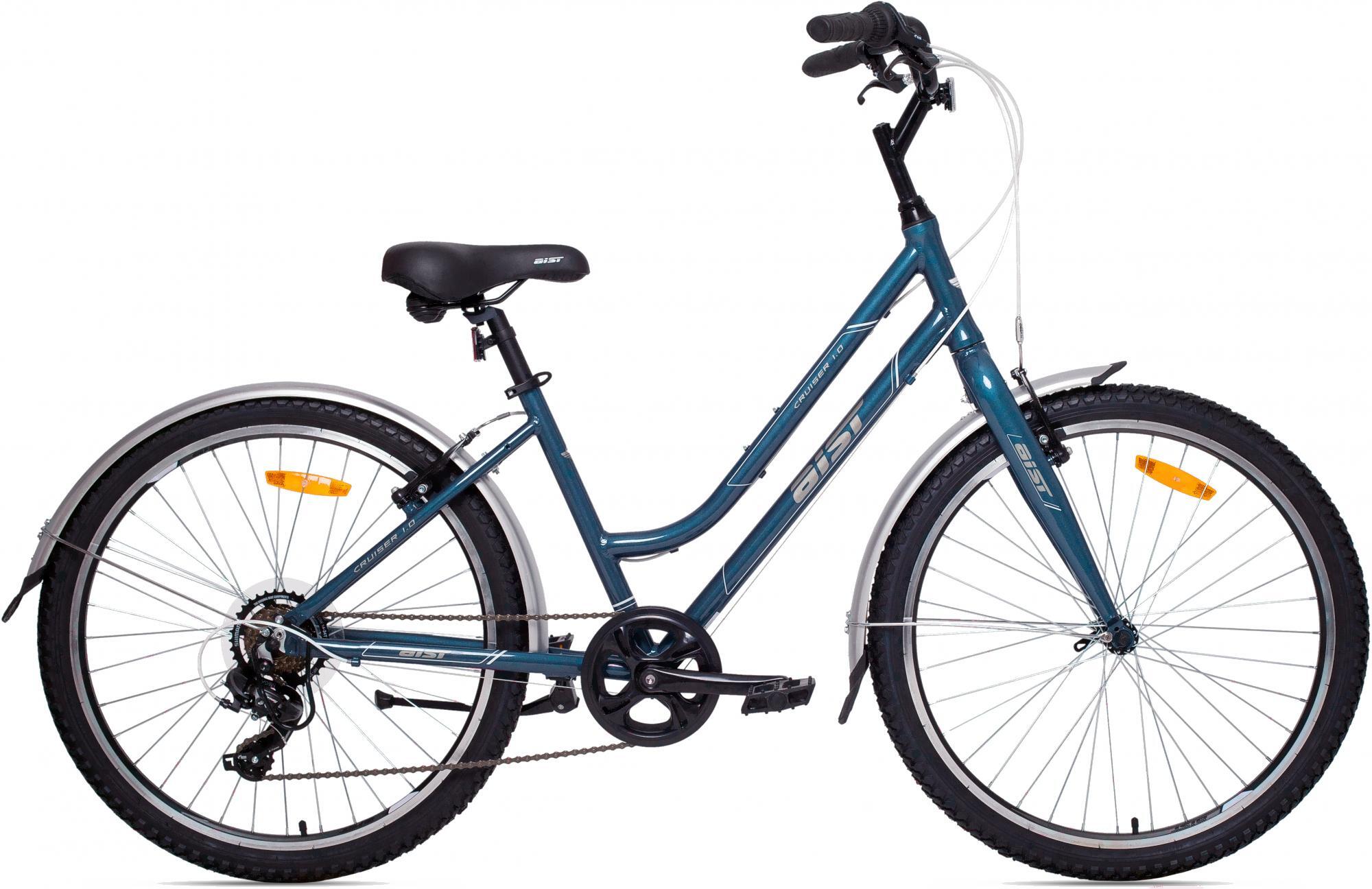 

Велосипед Aist Cruiser 1.0 W 26 13.5 2022 голубой