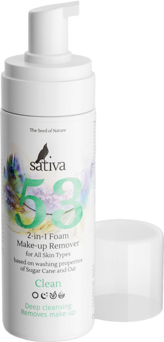 

Пенка для снятия макияжа Sativa №53 165мл
