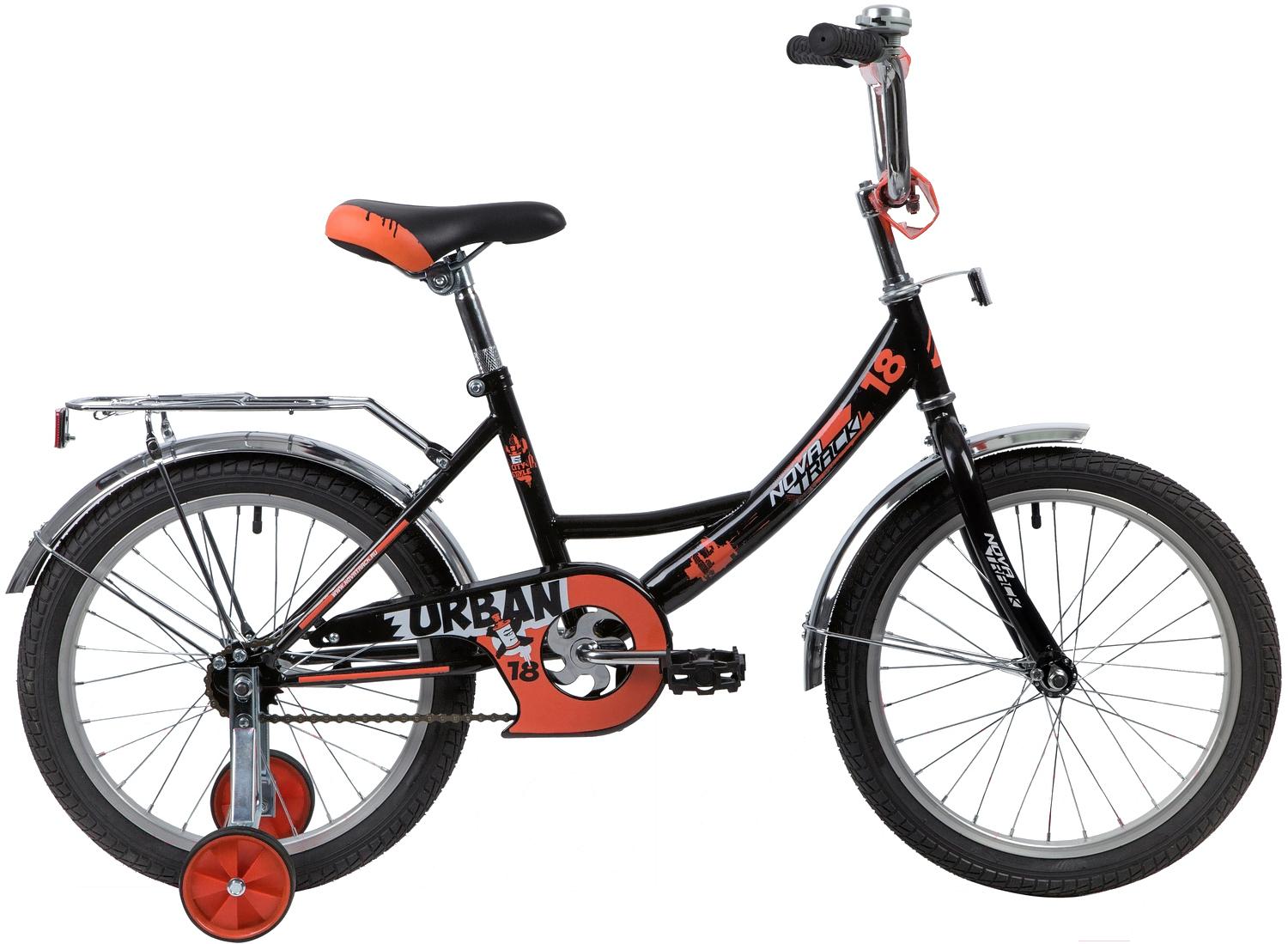 

Велосипед детский Novatrack Urban 18'' 2020 черный [183URBAN.BK20], Urban детский
