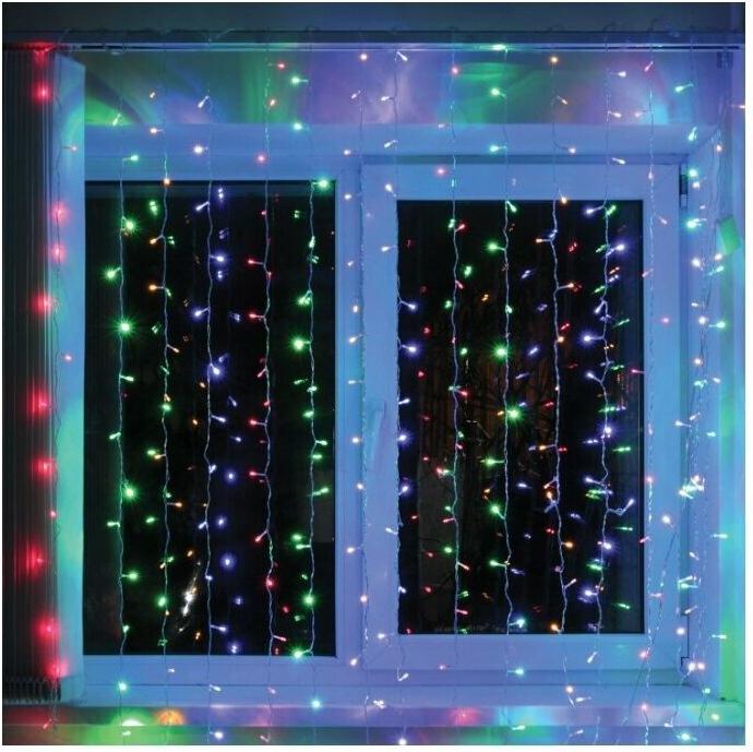 

Светодиодный занавес Золотая сказка 304 лампы 2x2m Multicolore [591105], Светодиодный занавес Золотая сказка 304 лампы 2x2m 591105 Multicolore