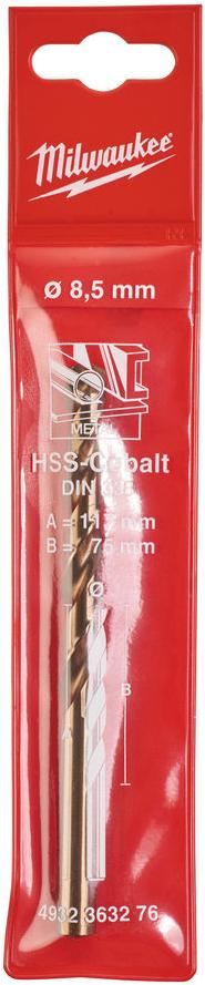 

Сверло Milwaukee 4932363276, Сверло Milwaukee HSS-Co D 8.5x75x117 4932363276