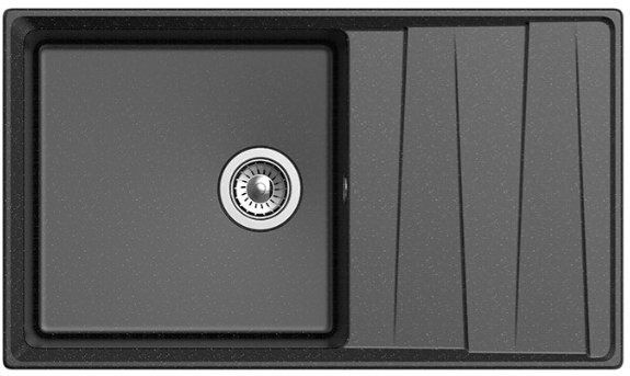 

Кухонная мойка GranFest GF-LV-860L черный, Кухонная мойка GranFest GF-LV-860L (черный)