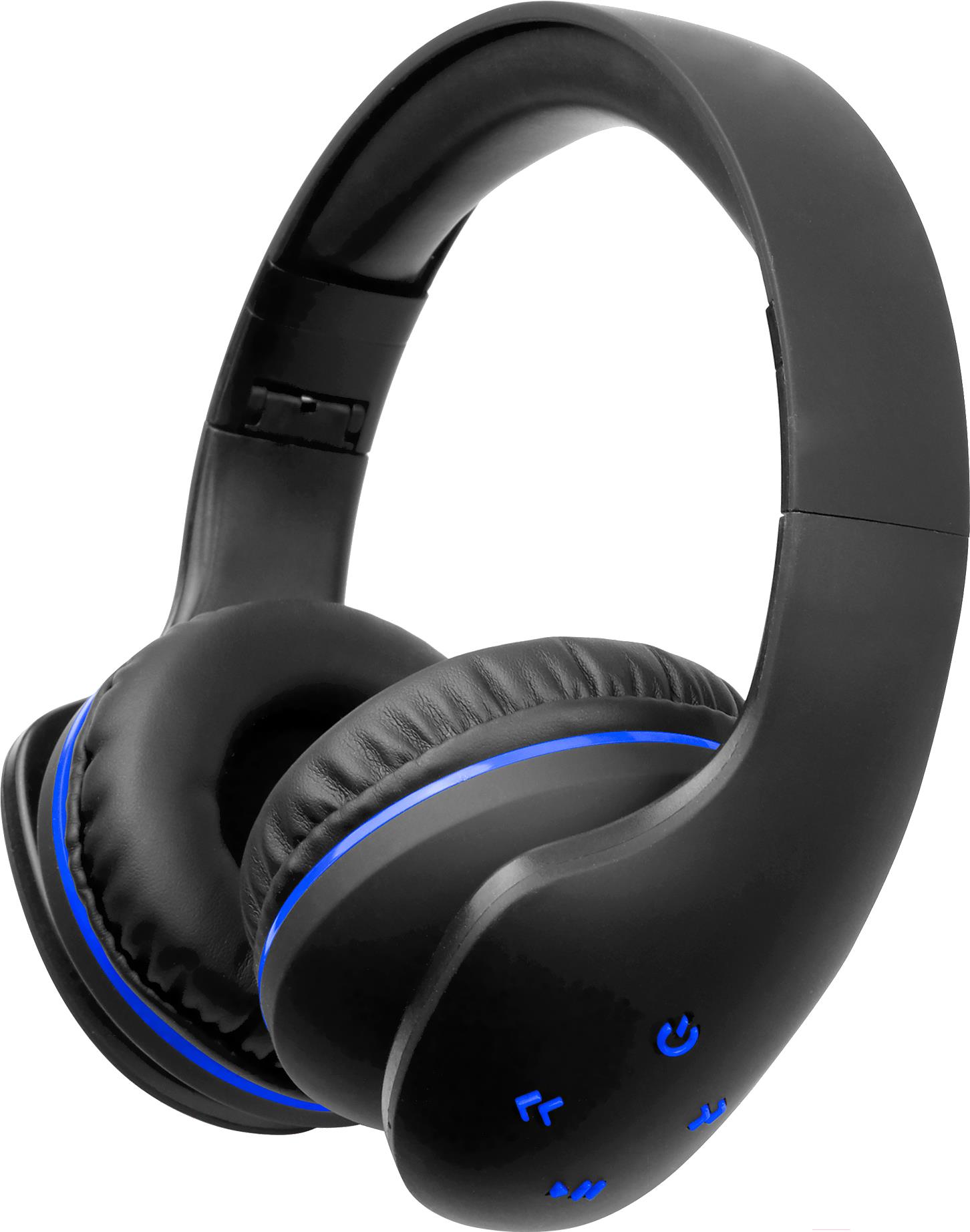 

Наушники Nobby Comfort B-215 NBC-BH-42-05 12192 черный/синий, Comfort B-215 NBC-BH-42-05 12192