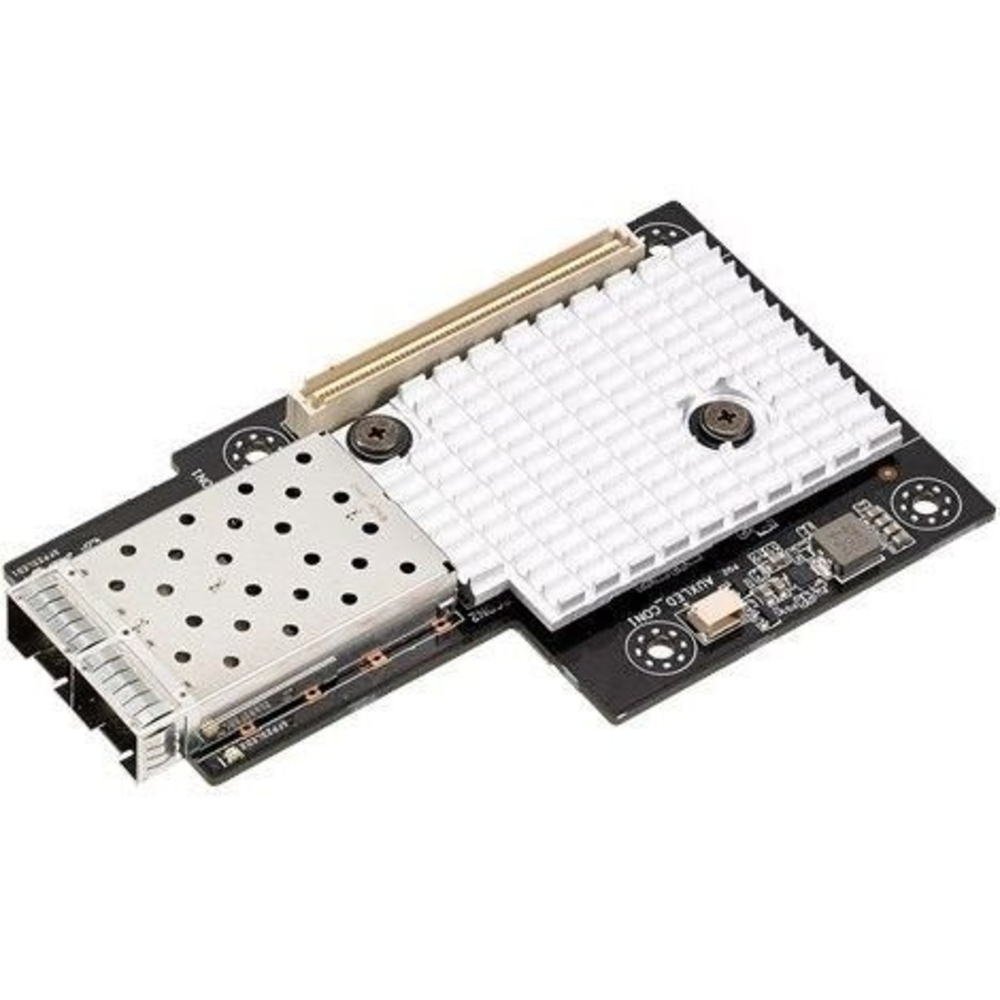 

ASUS Сетевая карта 10GbE SFP+ OCP, Dual Port, 82599 [MCI-10G/82599-2S], Сетевой контроллер ASUS MCI-10G/82599-2S 90SC08J0-M0UAY0