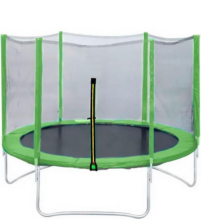 

Батут DFC Trampoline Fitness 12ft-366 см наружная сетка зеленый [12FT-TR-LG], Батут DFC Trampoline Fitness 12ft наружн.сетка 366 см (два короба) 12FT-TR-LG светло-зеленый