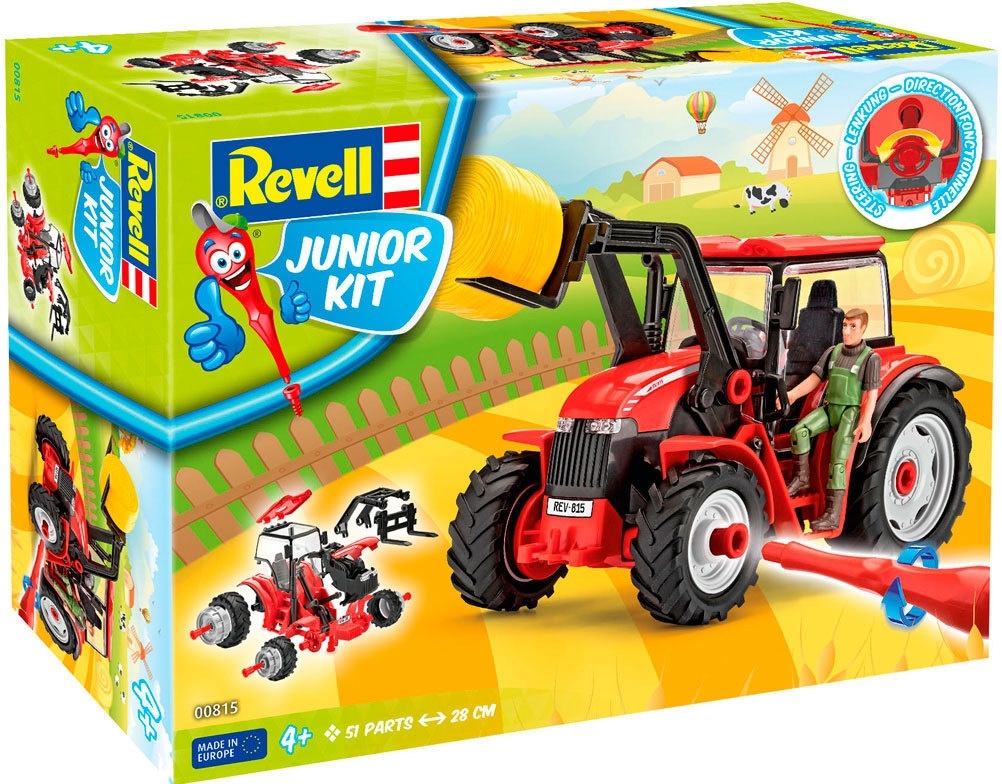 

Конструктор Revell Трактор с погрузчиком и фигуркой [00815], Конструктор Revell Трактор с погрузчиком и фигуркой 00815