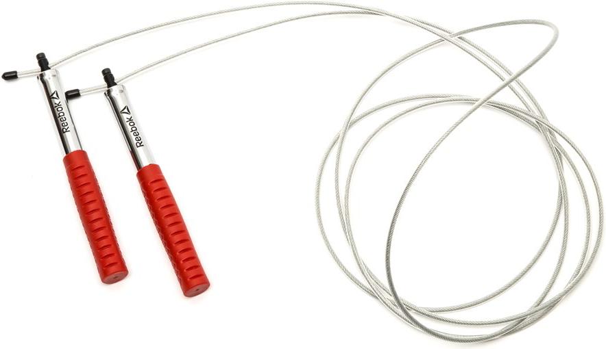 

Скакалка Reebok Speed Skipping Rope белый/хром/красный [RF\RSRP-10083RD\00-00-00], Speed Skipping Rope