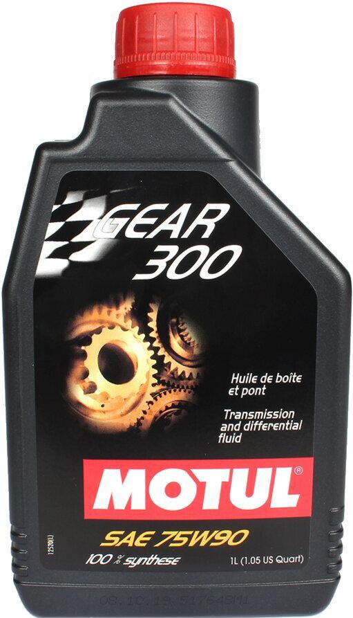 

Трансмиссионное масло Motul Gear 300 75W90 1л, Gear 300 75W90 1л