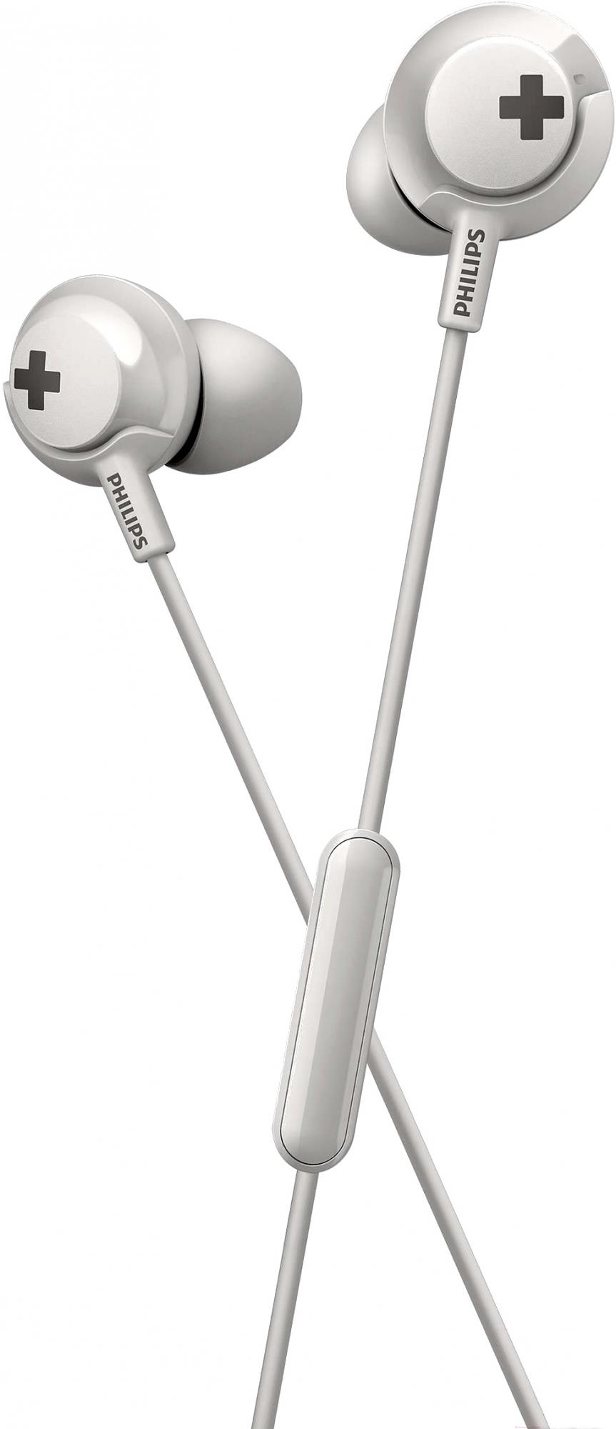 

Наушники с микрофоном Philips Bass+ SHE4305WT/00, Bass+