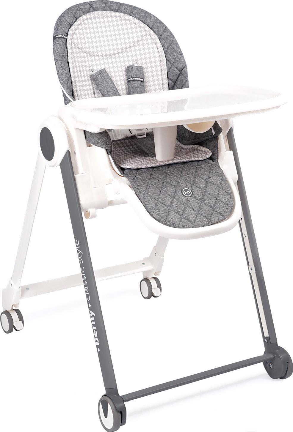

Стульчик для кормления Happy Baby Berny Basic New 91002 dark grey, Berny Basic New 91002