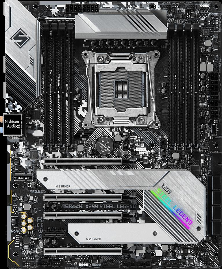 

Материнская плата ASRock X299 STEEL LEGEND, X299 STEEL LEGEND